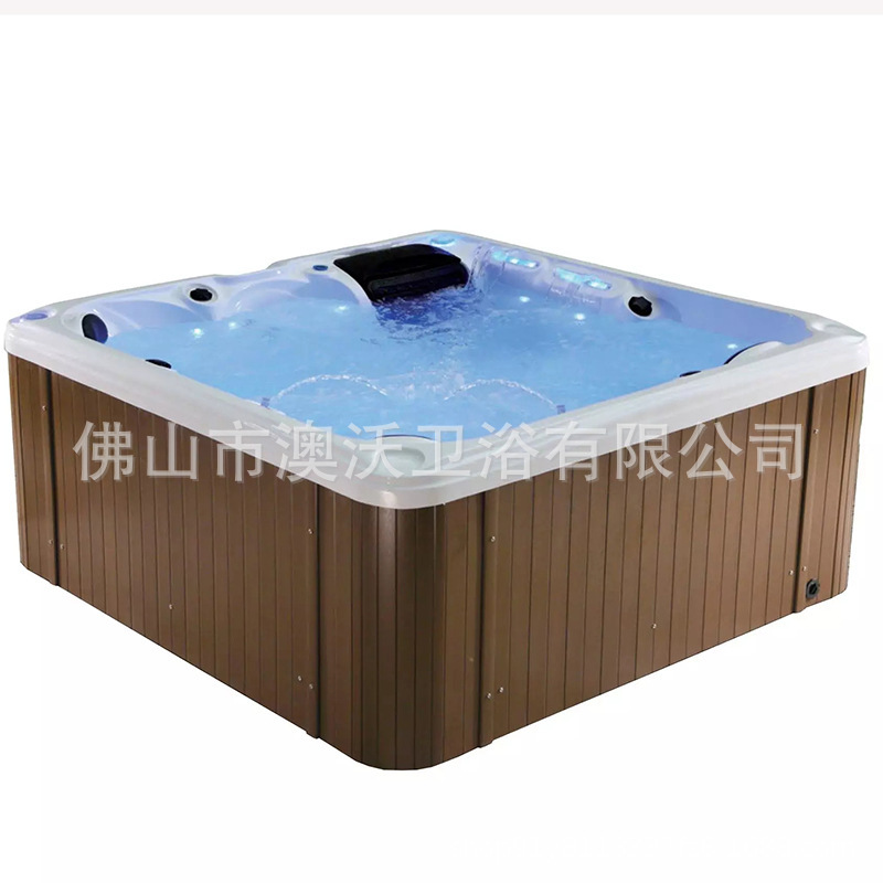 Gran piscina al aire libre bañera acrílica jucazzi independiente masaje de hidromasaje piscina spa piscina 5 personas piscina spa