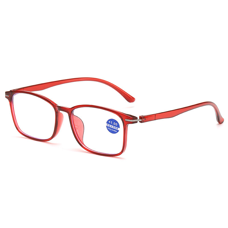 2025 new ultra-light anti-blue reading glasses middle-aged and elderly fashion reading glasses men and women HD mobile phone reading mirror