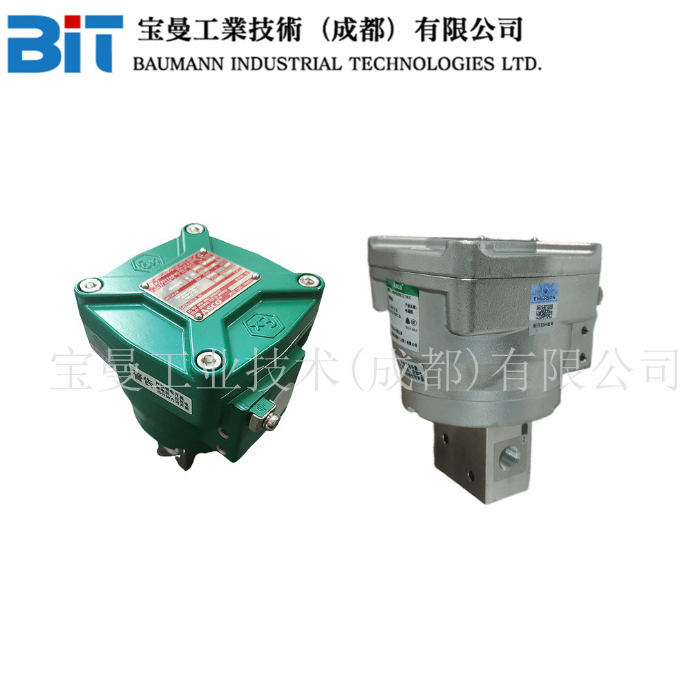 ASCO美国管接式NF8551B418MO 220AC先导电磁阀稳态不锈钢2位5通