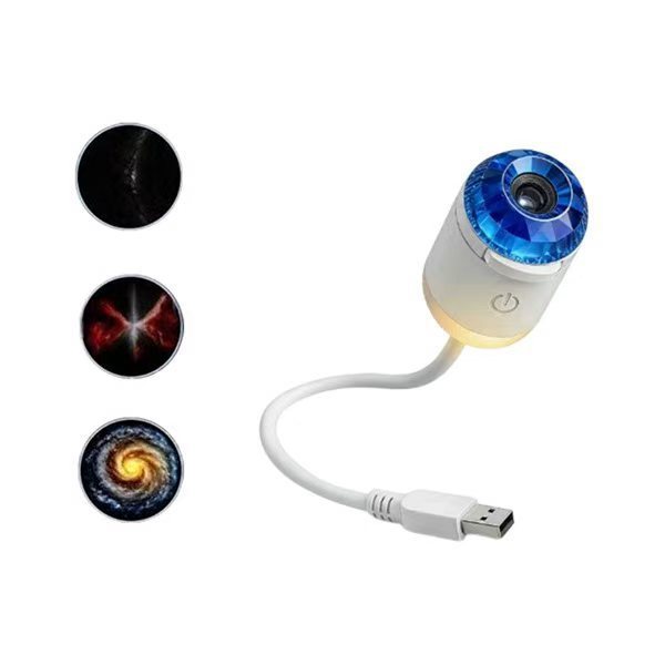 Una explosión transfronteriza de proyección de estrellas USB lámpara interior de automóvil dormitorio lámpara de noche romántica lámpara de atmósfera galáctica