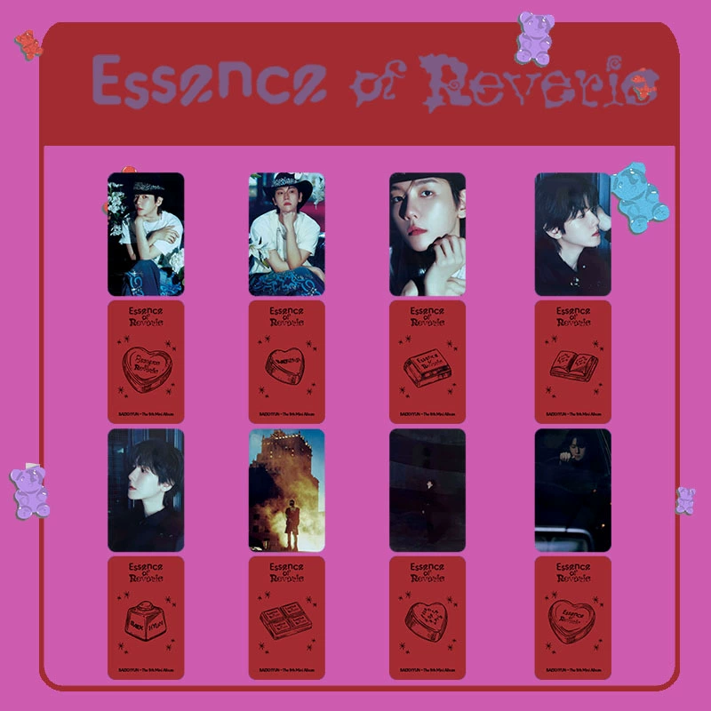 Бэкхиун Бянь BAEKHYUN MINI5 Альбом ESSENCE OF REVERIE СЕЛФИ Маленькая карточка KIWEE