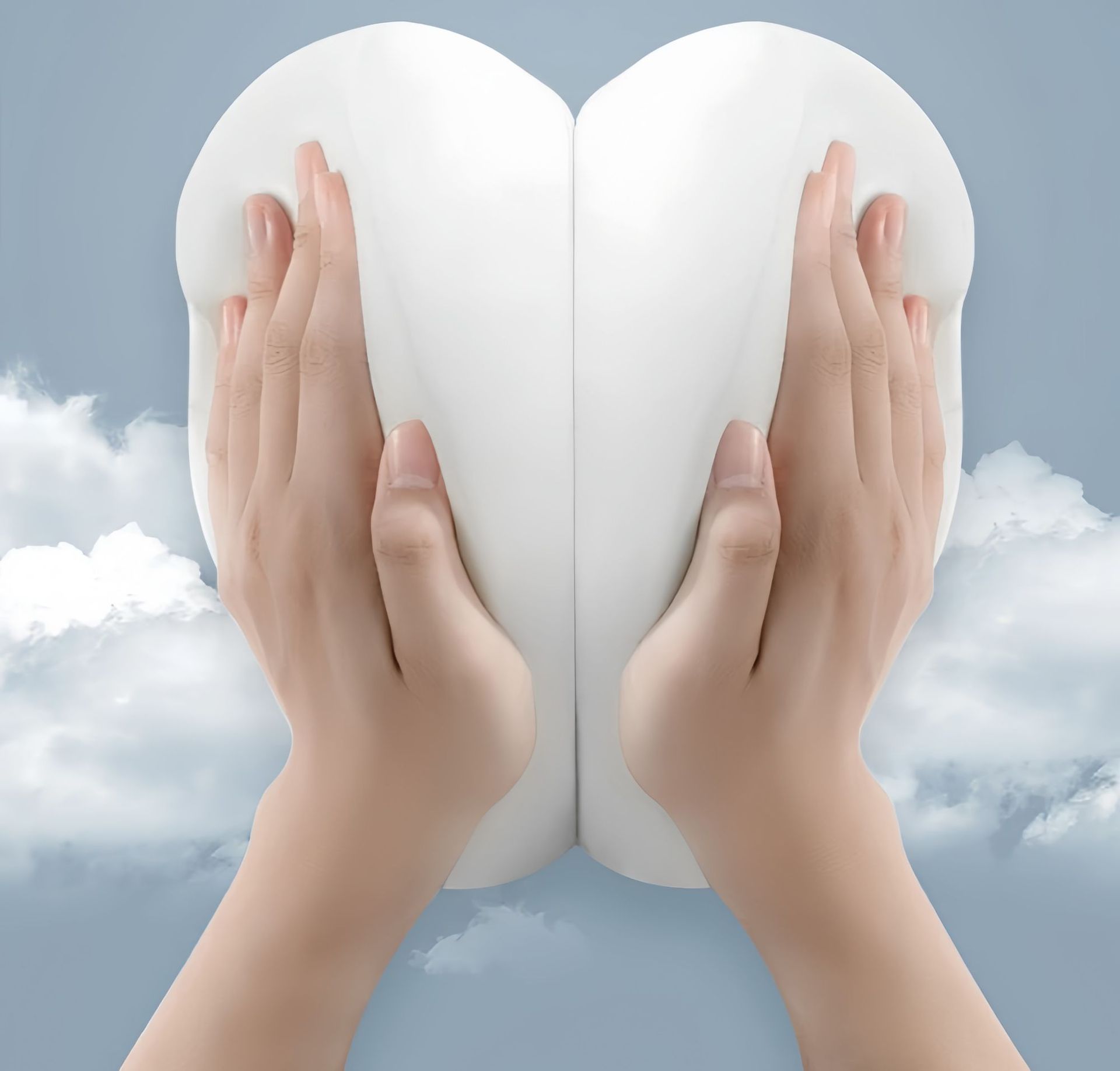 Car headrest car pillow car driving seat memory foam waist protection car pair of car pillow neck pillow