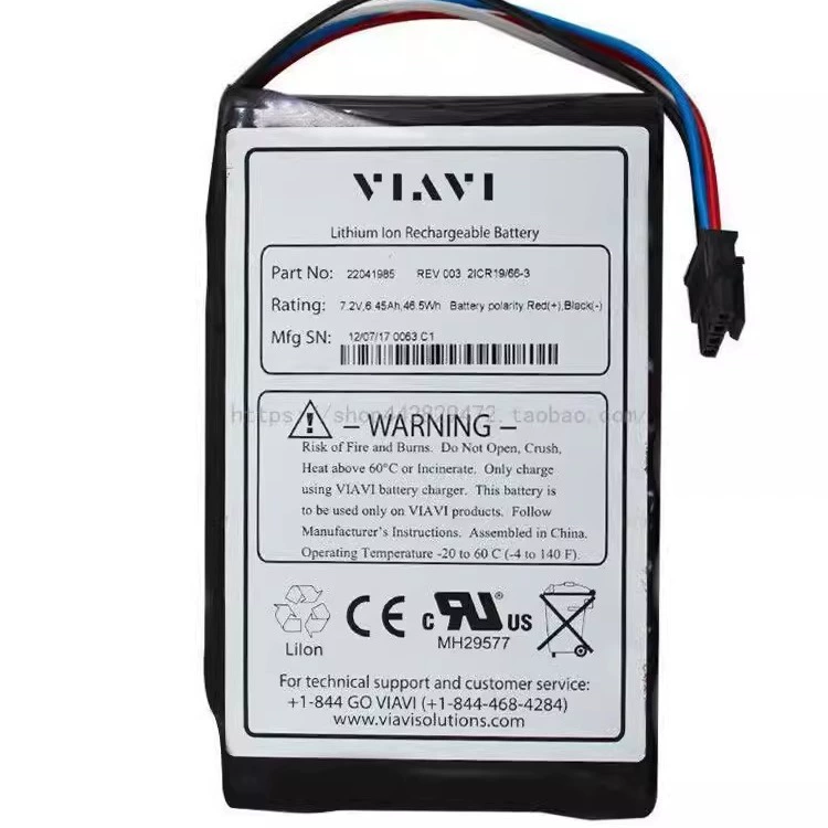VIAVI Оптический временной доменометр 22041985 батарея 7.2V 6.45Ah литий-ионная батарея
