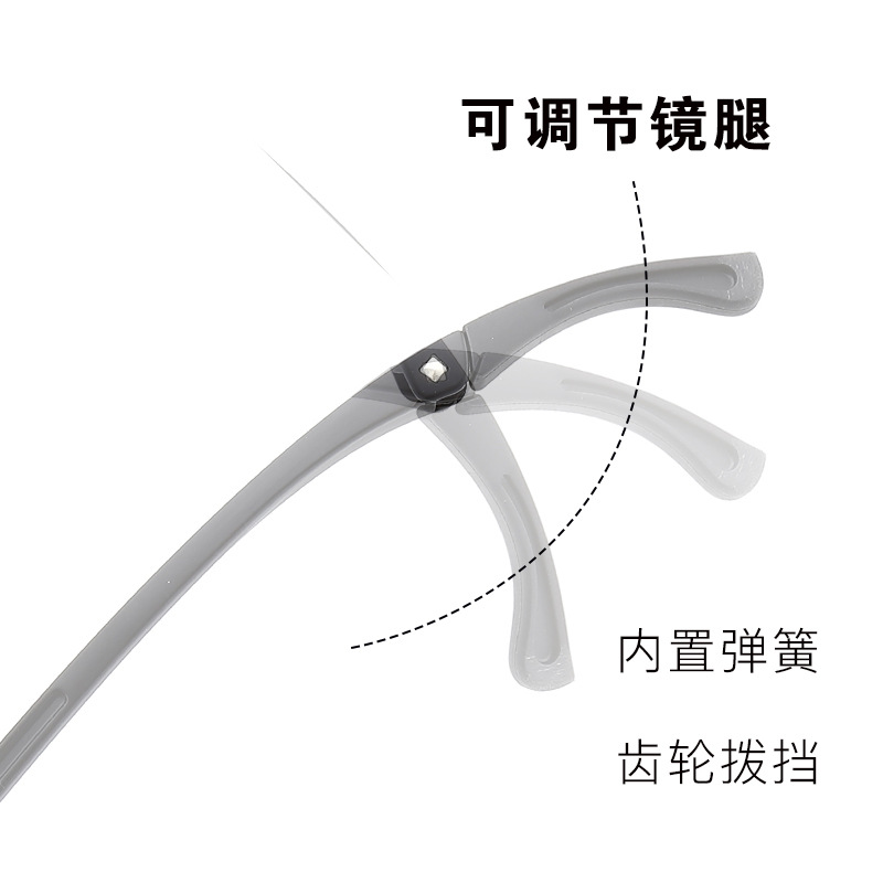 En stock los niños al aire libre gafas deportivas marco antideslizante estudiante miopía gafas pueden ser equipados con grados niños gafas deportivas marco