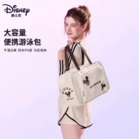 Сумка для плавания Disney, женская водонепроницаемая сумка для плавания большой емкости с разделением для влажной и сухой воды, мужская профессиональная сумка для плавания, сумка для тренировок по плаванию