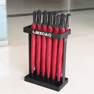Commercial Iron Art Painted Umbrella Stand, Simple Umbrella Rack for Home, Hotel Lobby, Office Umbrella Storage Rack