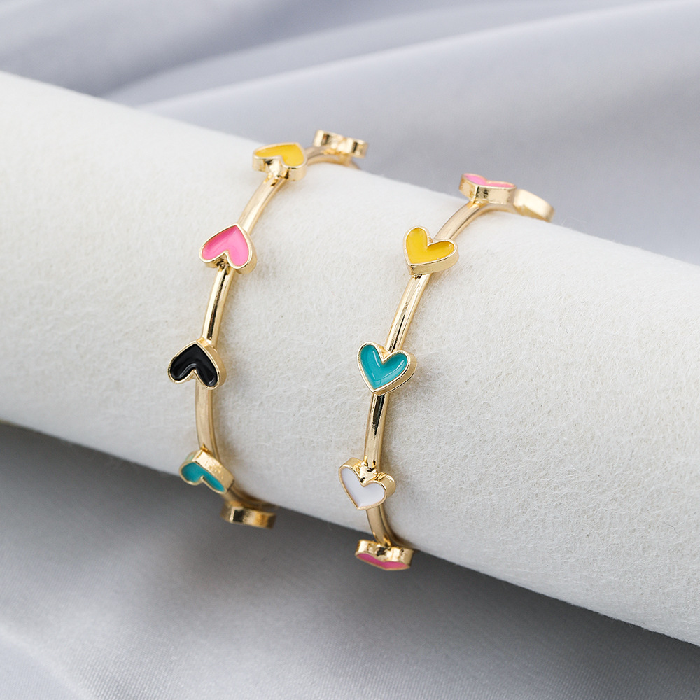 1 Pair Fashion Heart Shape Alloy Plating Womenu0027S Earrings