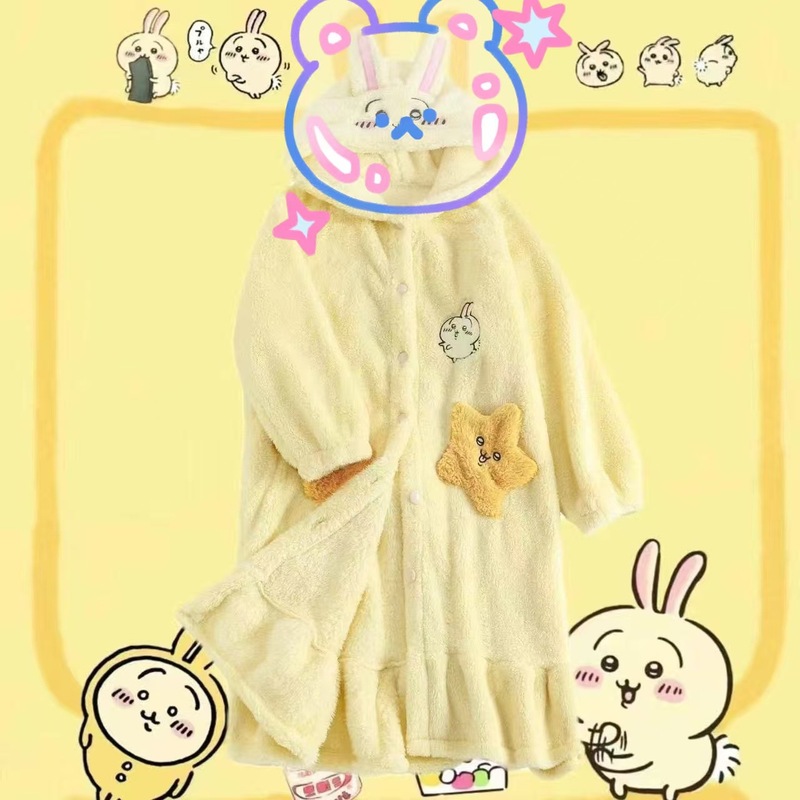 パンダ漫画パジャマコーラルベルベット 2025 新しい暖かいホーム服かわいいスーツは混合バッチで屋外で着用できます|undefined