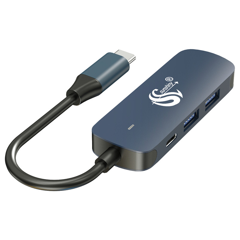 4合一拓展坞USB3.0适用于typec笔记本扩展坞支持PD快充HDMI高清线|undefined