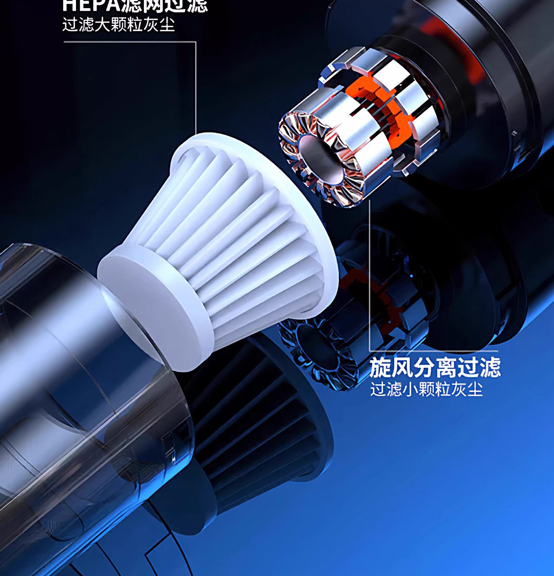 Car Vacuum Cleaner, Wireless In-Car Vacuum Cleaner, Household Car Vacuum Cleaner, Small Car Model, High-Power Powerful Mini Vacuum Cleaner