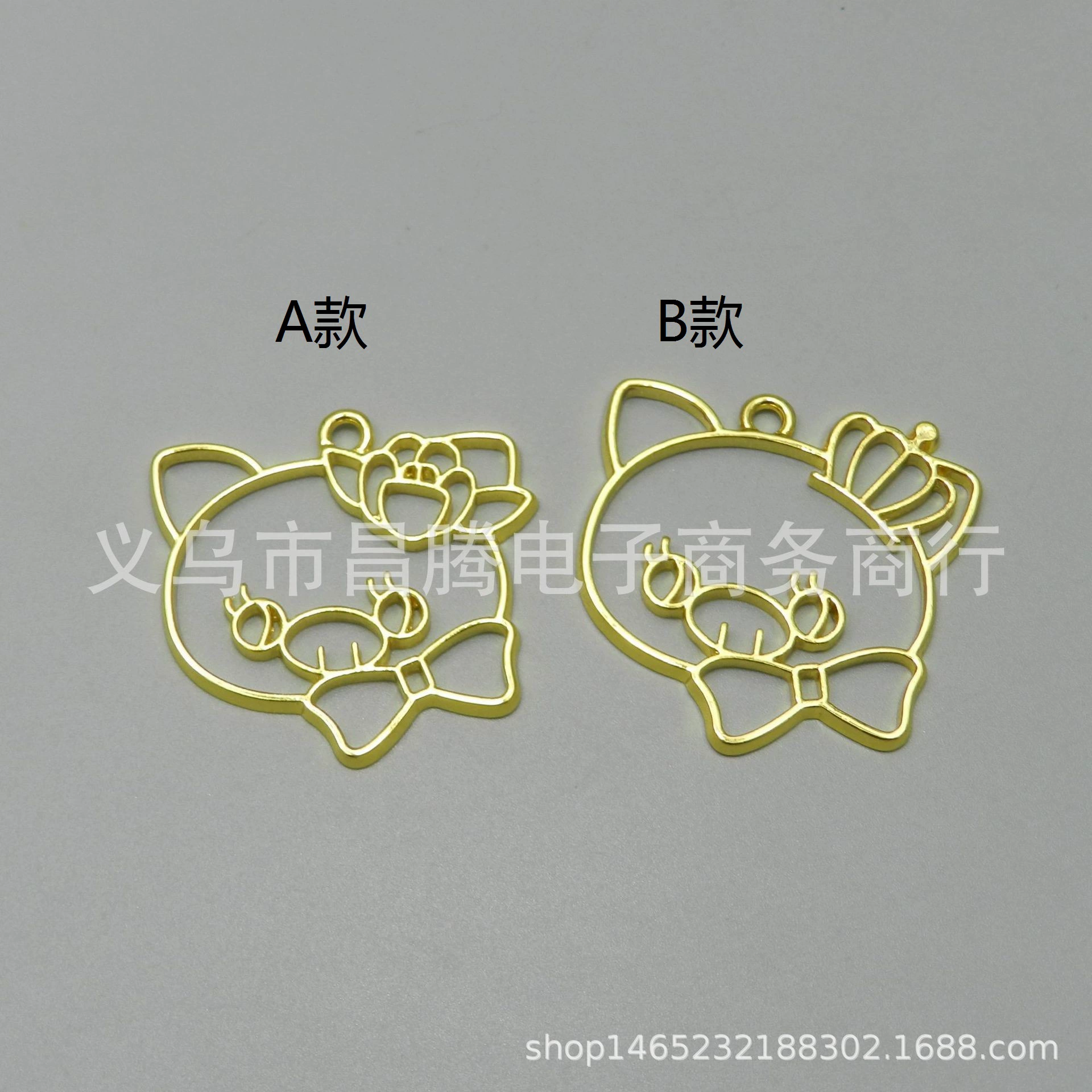 Сохраняющая цвет Камелия корона котенок УФ эпоксидная кайма смола клей металлическая полая кайма DIY ювелирные аксессуары