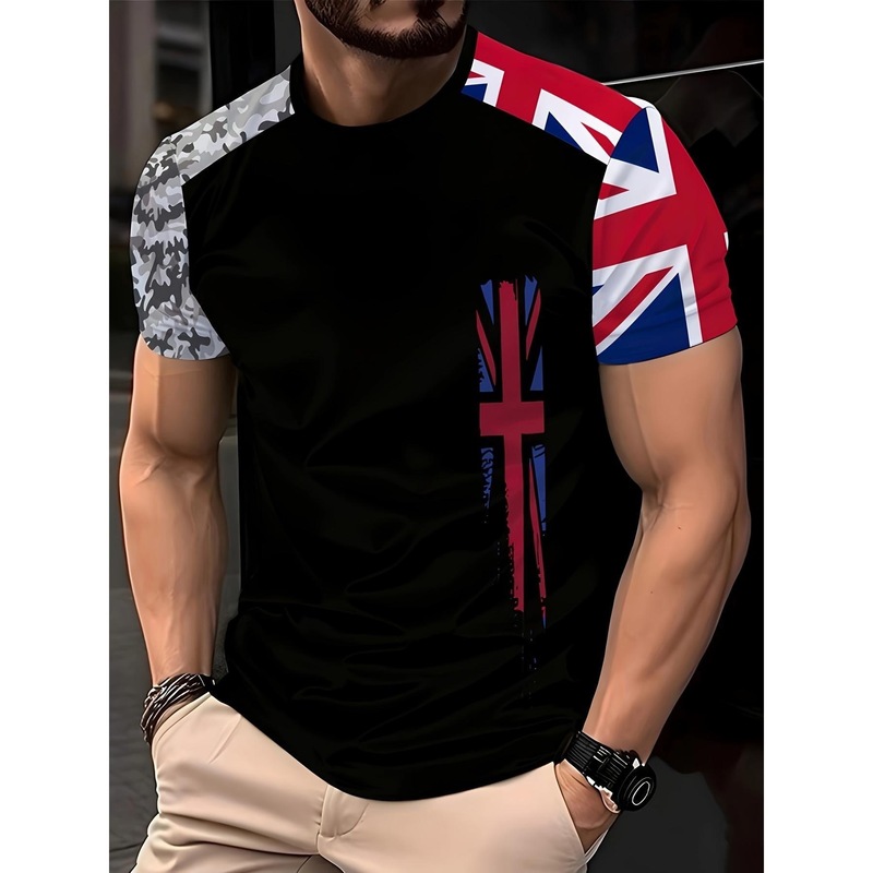 クロスボーダー Amazon AliExpress ホットストリートヒップホップ Tシャツヨーロッパとアメリカの春夏の新作メンズカジュアルラウンドネック半袖 Tシャツ|undefined