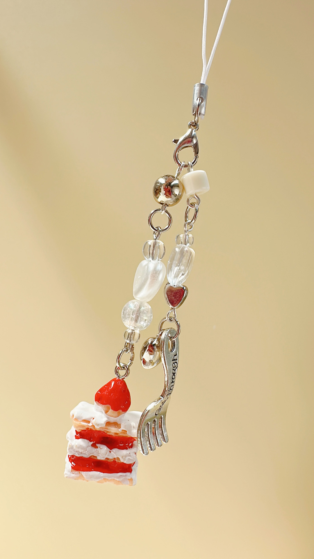 Holiday, Daily Occasion 1 Piece Sweet Fruit Acrylic Beaded Mobile Phone Chain