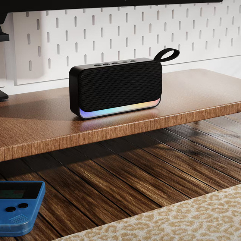 国境を越えた電子商取引 Bluetooth スピーカーポータブルワイヤレスカード U ディスクポータブル RGB ライトギフトファブリック小型スピーカー在庫あり|undefined