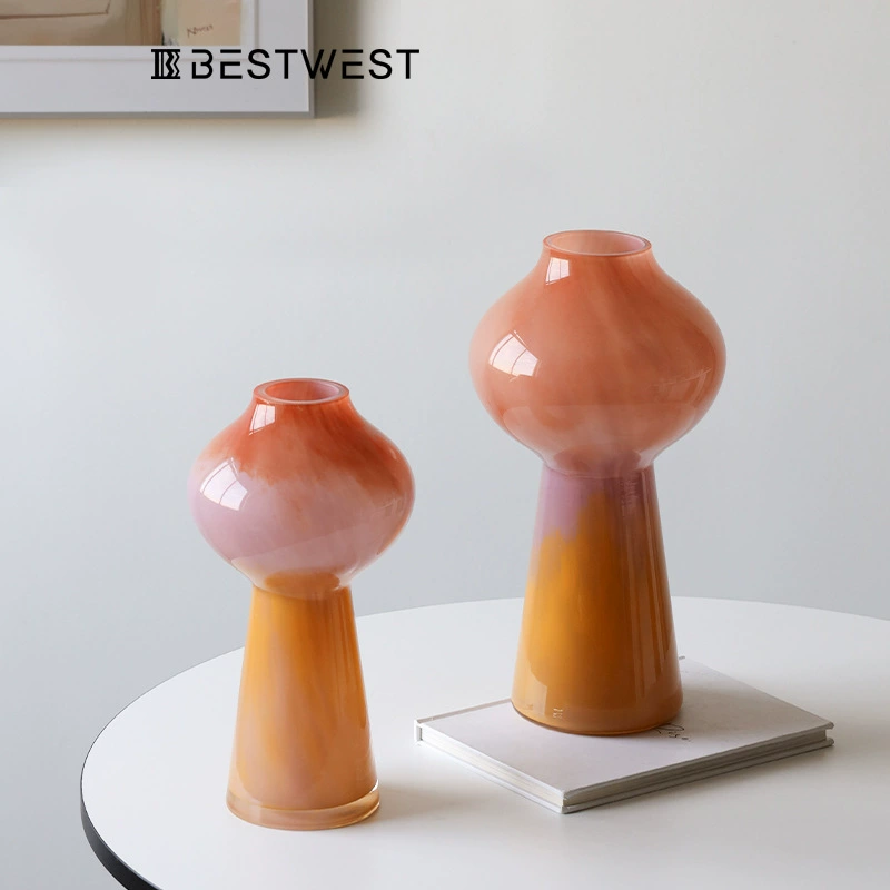 Bosi домашняя ваза украшение гостиной светлая роскошная цветочная композиция высокого уровня гидропонная стеклянная цветочная композиция глазурованная креативная цветочная посуда