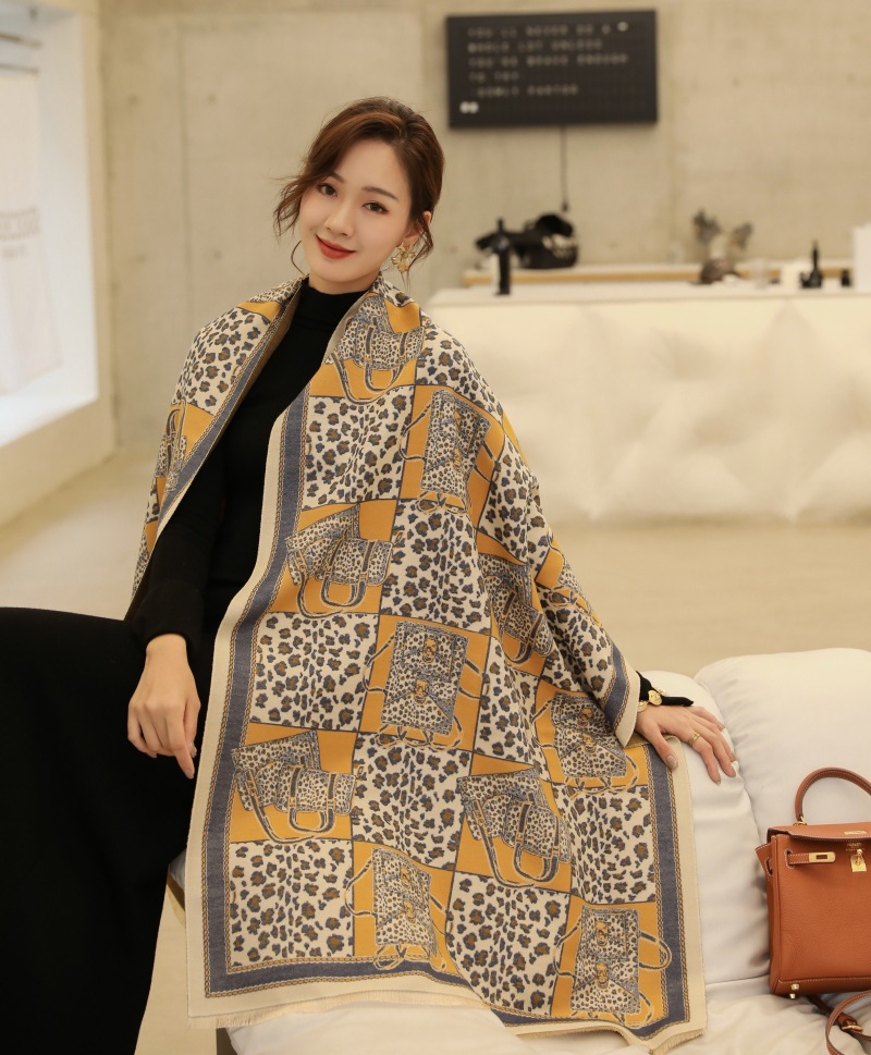 표범 가방 노란색