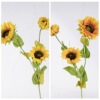 Realistic plant lamp, brand decorations, sunflower, roses