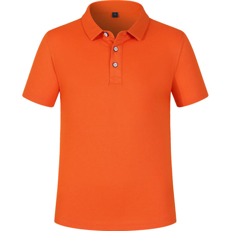 En stock al por mayor 200g 40 piezas hielo fresco transpirable elástico no deformación solapa manga corta polo ropa de trabajo personalizada