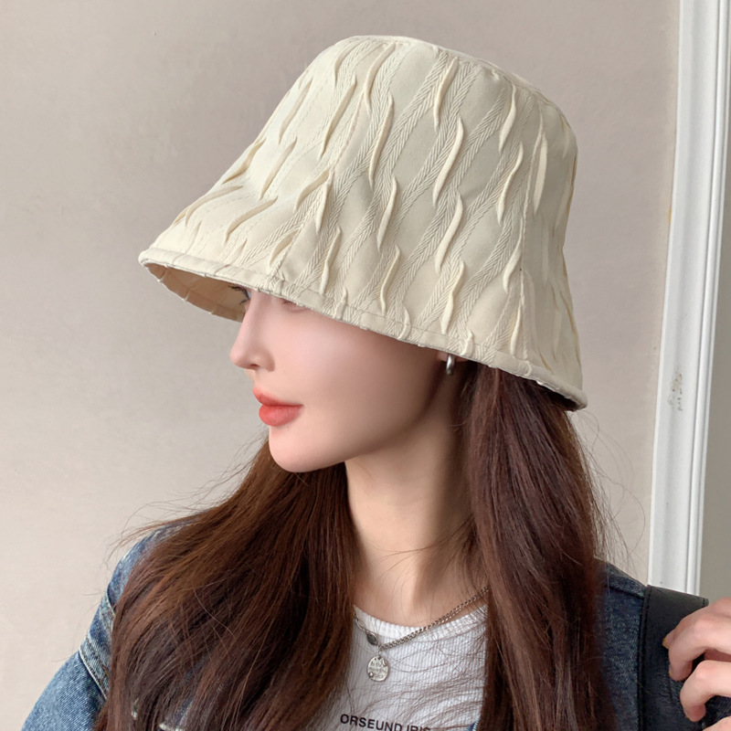 2023 Simple Casual Children's Temperament Fisherman Hat Autumn and Winter Fashion Versatile Solid Color Show Face_voghion.com