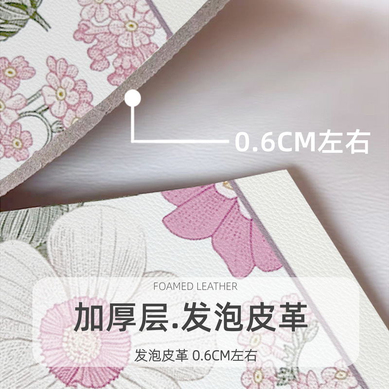 法式复古高级感入户门口皮革地垫免洗pvc进门门垫防滑脚垫地毯|undefined