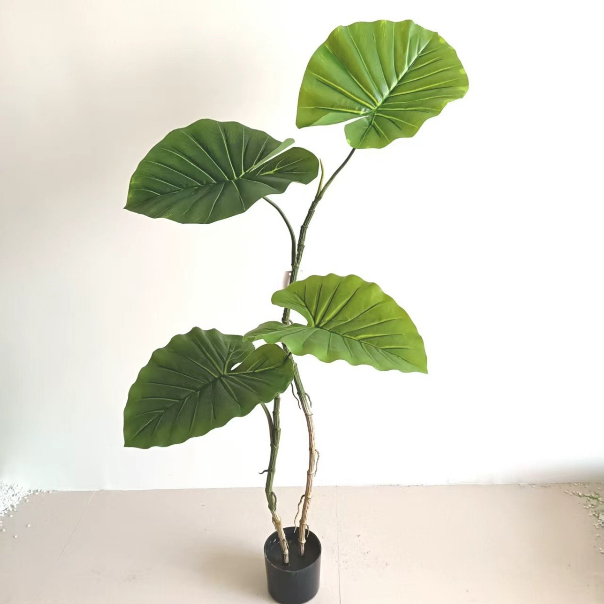 Manufacturer's Artificial Taro, Taro Artificial Flower Display Bonsai, Artificial Flower, Bird of Paradise, Living Room, Nordic Photography Props