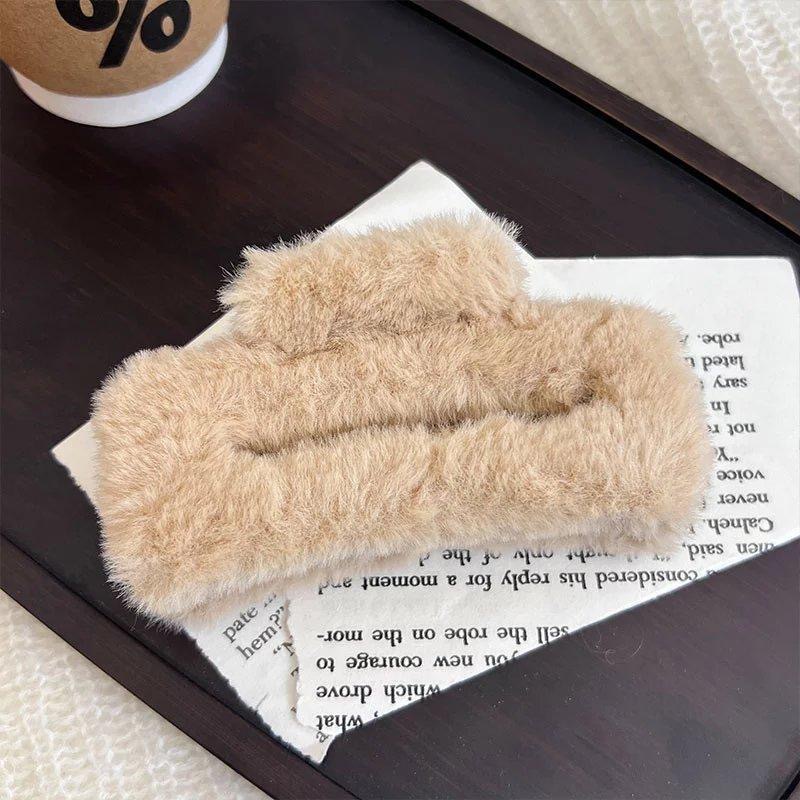 플러시 스퀘어 라이트 브라운-11cm