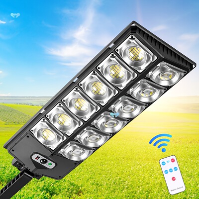 6500K Ultra Bright Solar Street Light 504 led Solar Lights