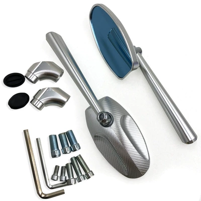 mirror, Motorcycle rearview mirror - silver