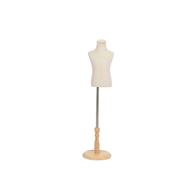 Maniquíes de medio cuerpo con base plana para exhibición de ropa infantil en tiendas, maniquíes realistas para escaparates de ropa infantil.