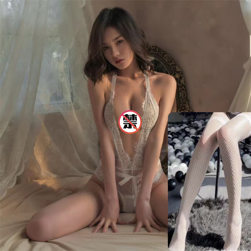 Nuevo Sexy lencería sexy uniforme tentación apretado de una pieza de encaje traje transparente sin pestañas encaje Pijamas