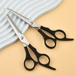 厂家不锈钢美发剪理发牙剪剪头发刘海剪不锈钢家庭理发剪刀批发