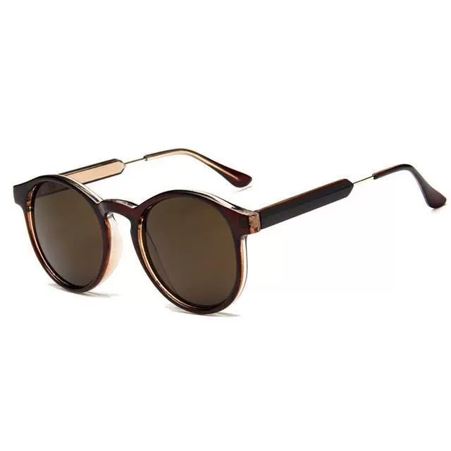 Ностальгические женские очки солнцезащитные Polarized Sunglasses для Crystal Copper Alloy