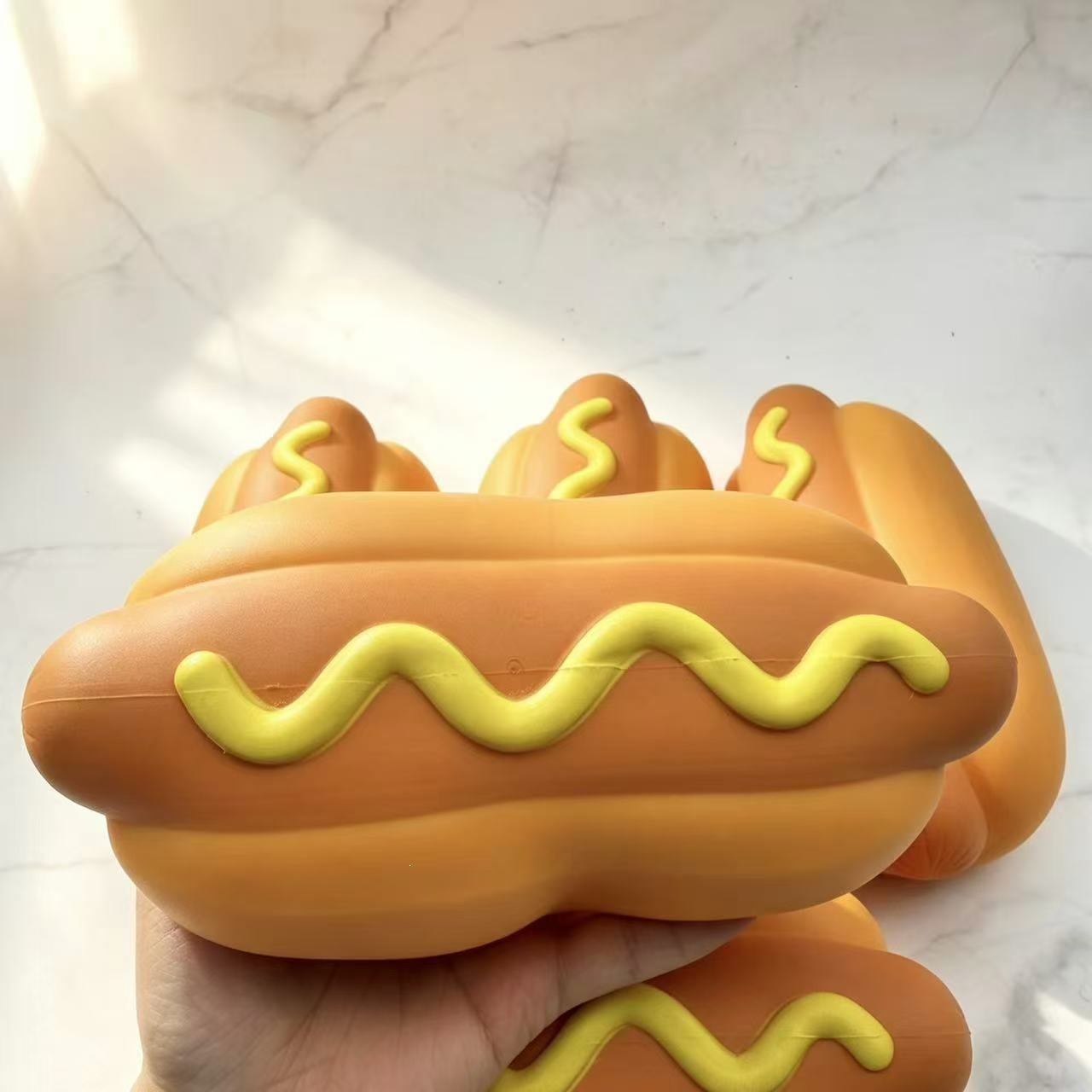 Nuevo producto explosivo bloque de queso suave - amarillo, juguete de descompresión plástica, con función de extrusión