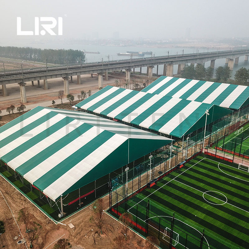 临时体育场馆 装配式足球馆 半封闭篮球馆遮雨篷 模块化体育场馆