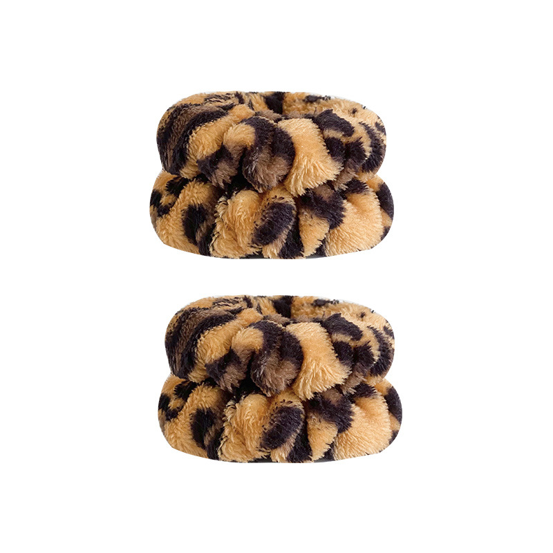 Patrón de tigre europeo y americano arco banda de pelo correa de muñeca traje de lavado de cara de las mujeres diadema estrellado cielo impreso diadema correa de muñeca absorbente