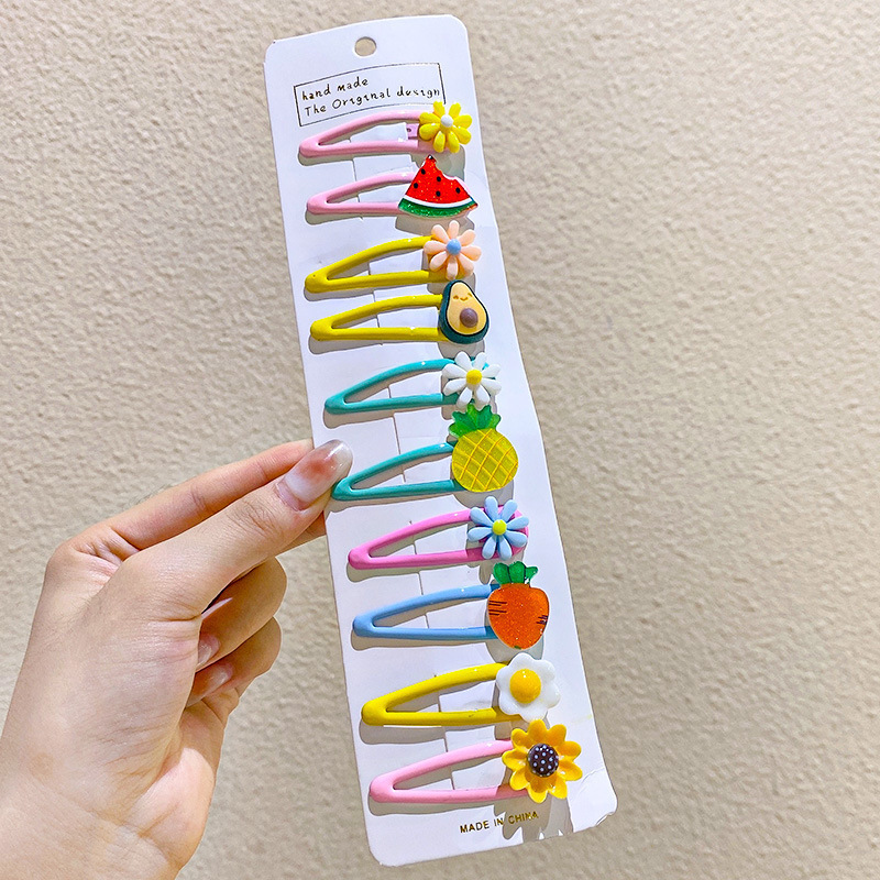 夏季儿童毛绒发卡侧边夹小香风头饰女童不伤发高级感可爱发夹|undefined