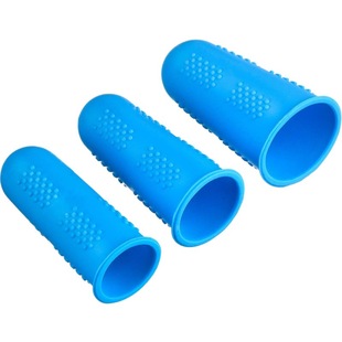 Silicone finger sleeve, non-slip, heat insulation, bacteria isolation, reusable