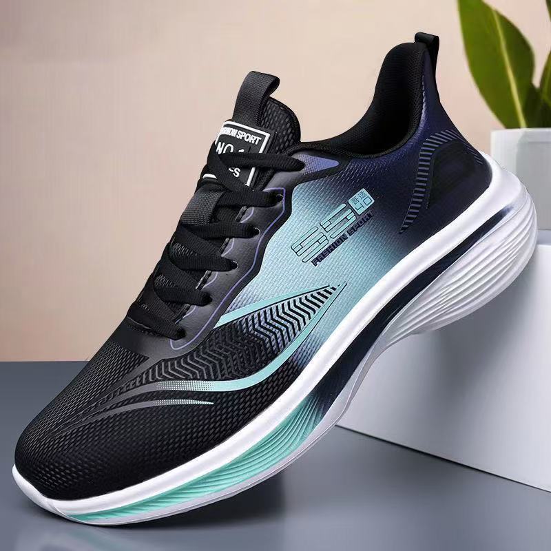 Large Size Men's Shoes, Sports and Casual Shoes, Size 46, New Autumn Style, Leather Surface, Waterproof, Soft Sole, Lightweight Running Shoes, Breathable Mesh Shoes