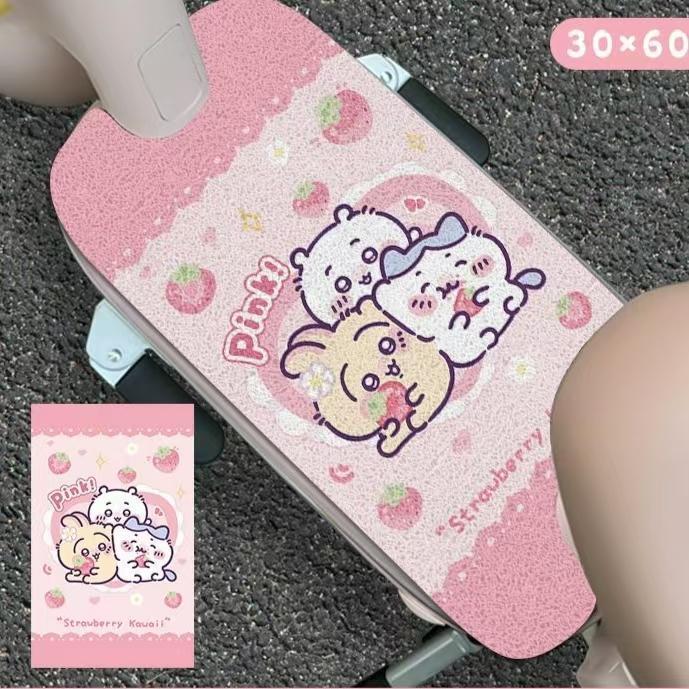 Cute cartoon silk loop electric vehicle floor mat, wear-resistant, mud and sand protection, easy to clean, direct factory sales and delivery