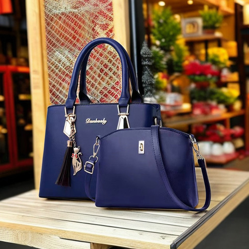 Taizhou Women's Bag with Hong Kong Style Elegance and Texture, Mother and Child Bag, Large Capacity Handbag, Crossbody Bag, Shoulder Bag for Women