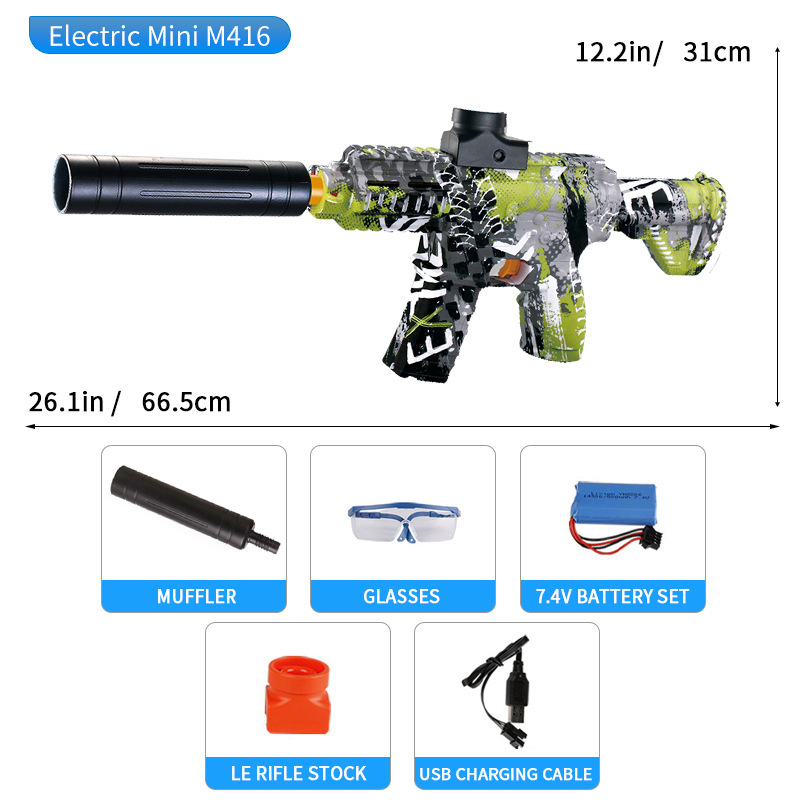 Pistola de gel blaster eléctrica para niños