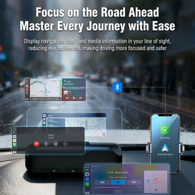 Vehicle HUD V3SE, foldable car-mounted