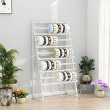 花店包装纸彩带收纳货架落地围巾展示架布料多层置物架铁厂家批发