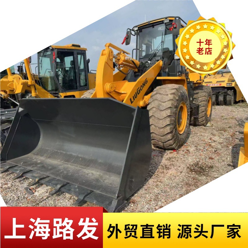 Cargadora de comercio exterior ZL50GN XCMG Liugong Cargadora de gran tamaño de segunda mano 5 toneladas Cargadora 50 ingeniería de carretillas elevadoras