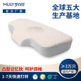 亚马逊定制蝶形家用记忆枕睡眠酒店太空慢回弹记忆棉枕头