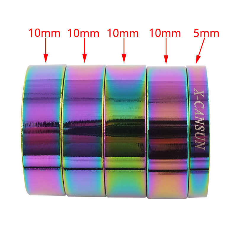 X-CANSUN bicicleta de montaña carretera equilibrio bicicleta diapositiva coche aleación de aluminio colorido arandela 28,6mm Junta 5-10mm