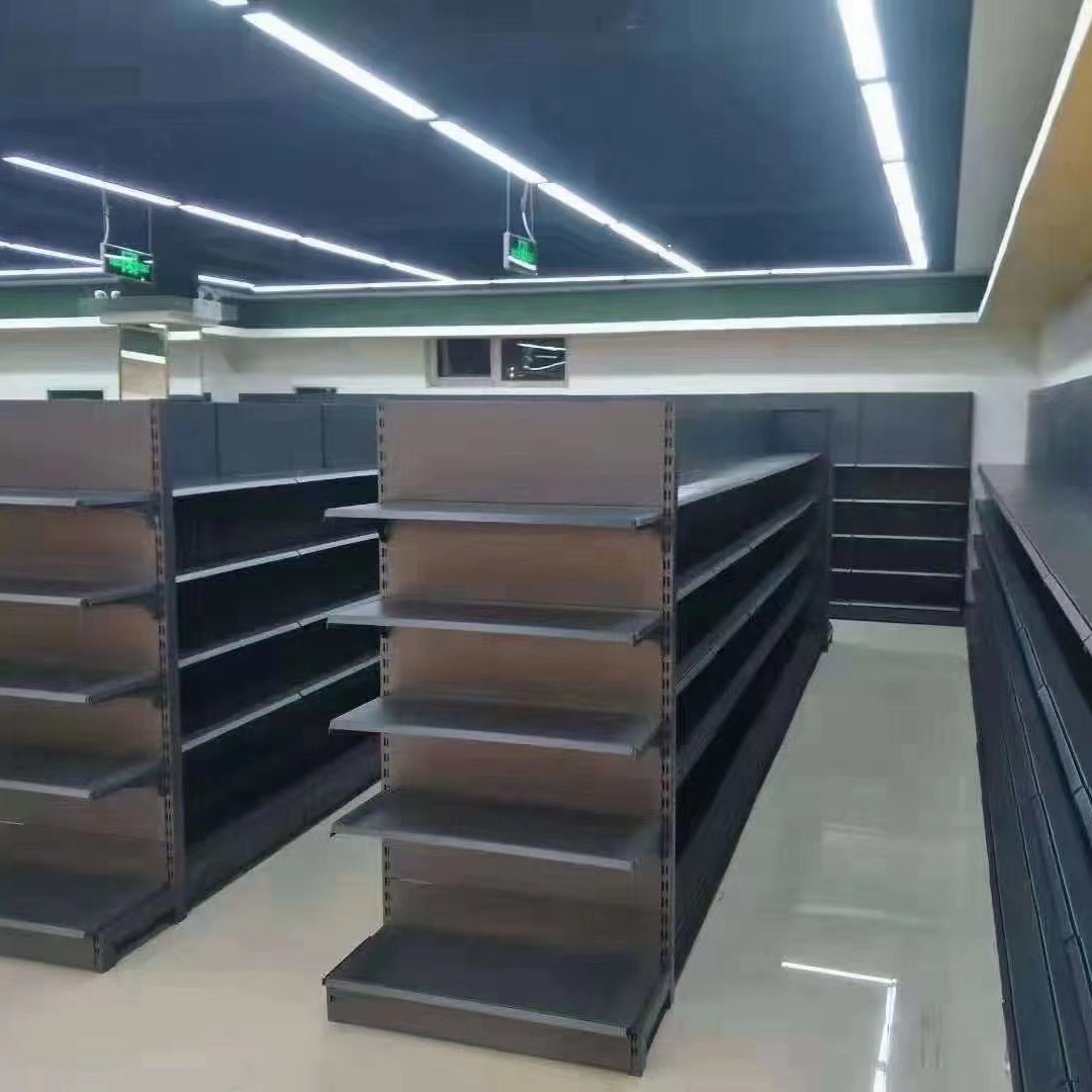 [Suporte a la personalización] estantes de supermercado estantes de exhibición estantes de estantes de tiendas de conveniencia estantes de bocadillos tablero plano multicapa