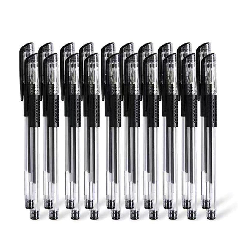 Black matte rollerball pen for students, bullet, 0.5mm