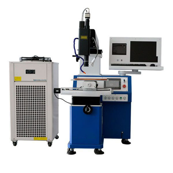 用于金属材料焊接的YAG三​​轴全自动光纤激光点焊机