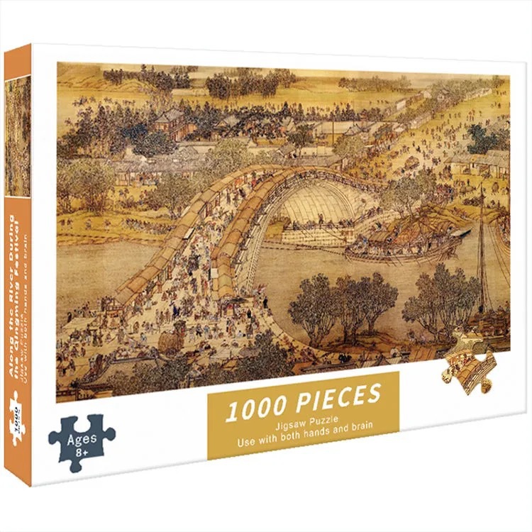 1.000 piezas de rompecabezas 1000 piezas de rompecabezas para niños versión para adultos niños y niñas de descompresión serie de curación de más de 6 años de edad 8-10 años